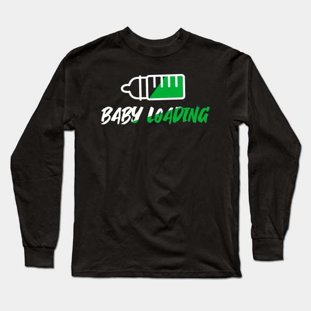 Wife mother baby loading gift idea Long Sleeve T-Shirt by Flipodesigner